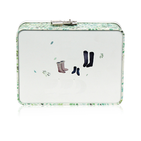 nice metal storage box with lock